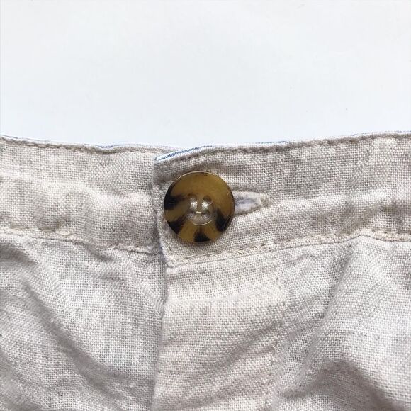 Mon Caramel cream linen pants EUC 18-24 months - Picture 3 of 5